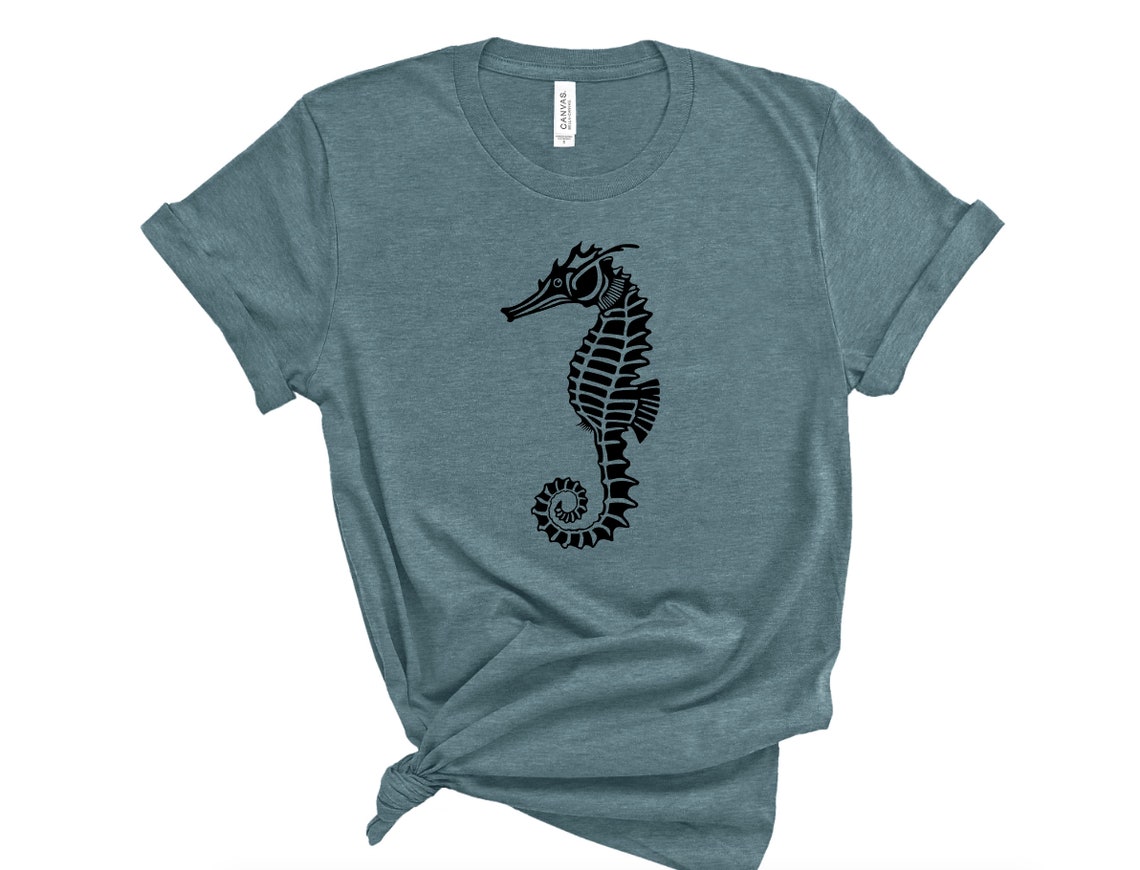 Seahorse Shirt Sea Horse Shirt Ocean Animals Animal Etsy