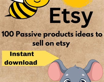2025 -2026 Passive Product ideas, 100 product ideas to sell, List of 100 products to sell High demand, eBook | digital download | print