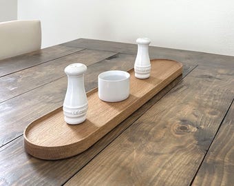 Danish Long Tray - Solid Oak Wood