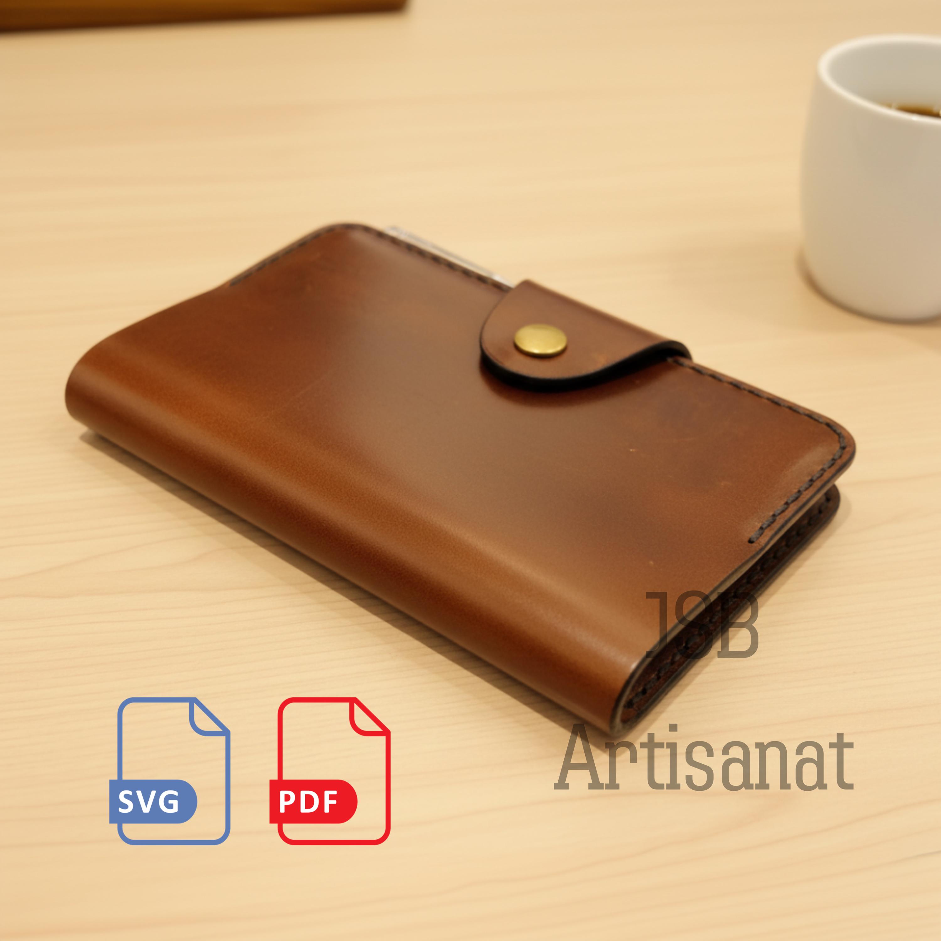 A6 Notebook Cover Pattern, PDF and SVG, With Pen Holder - Etsy