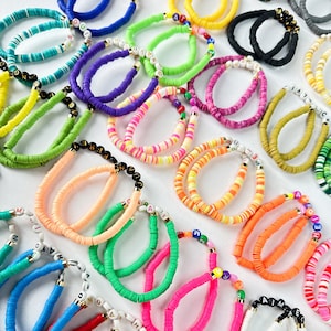 1-25-50-100-200-1000 Benutzerdefinierte Freundschaftsarmband, Personalisieren Sie Namen Armband, Perlenarmband, Perlenarmband, Team Masse Armband, Masse Geschenke