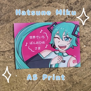 Hatsune Miku A5 Print Poster