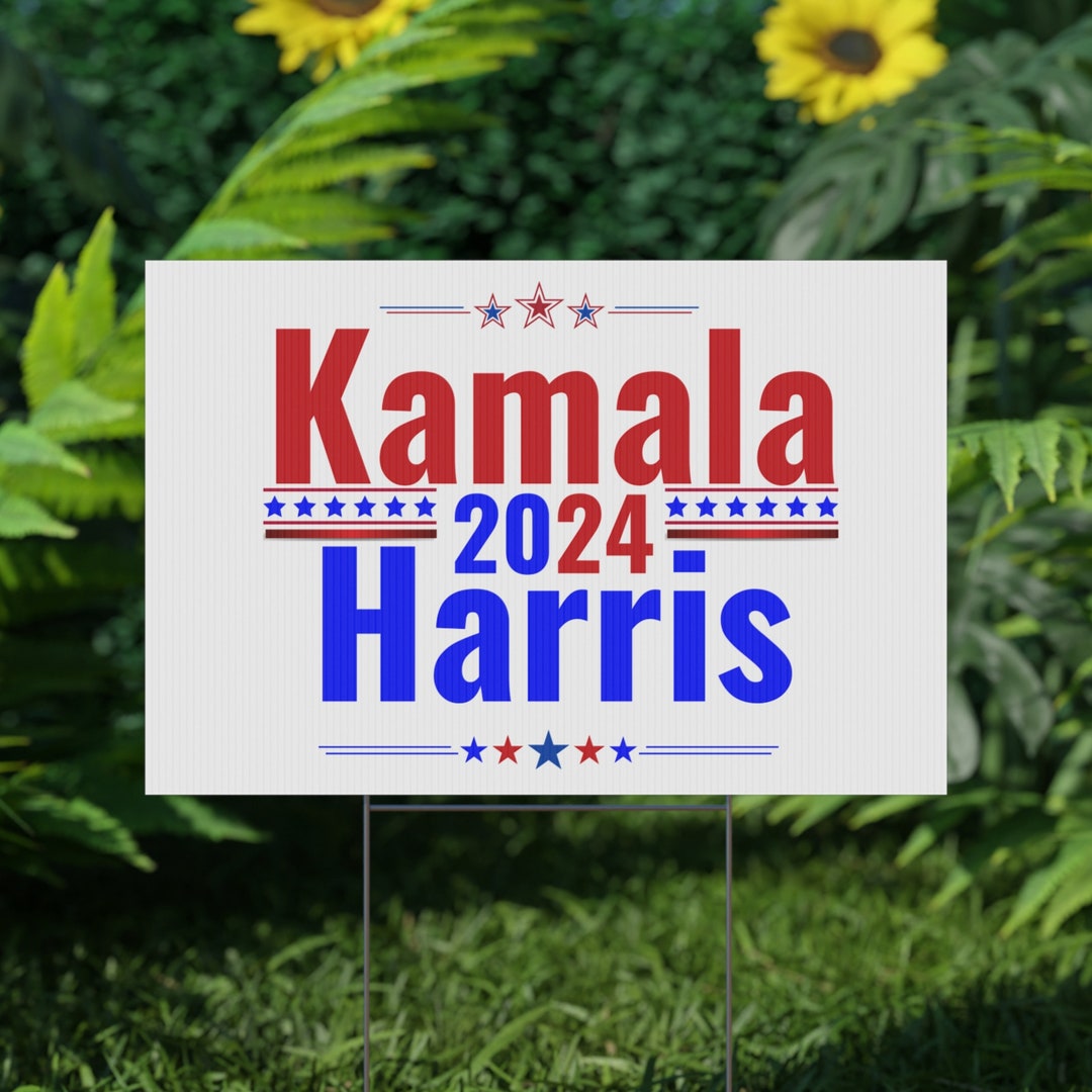 Kamala Harris for President 2024 Yard Sign Presidential Election 2024 ...