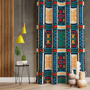 Ethnic Patterned Curtains: Indian Style (Custom Fit)