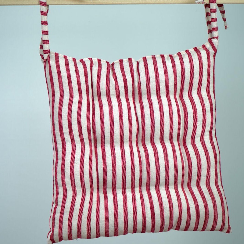 Red Striped Chair Pads - Etsy
