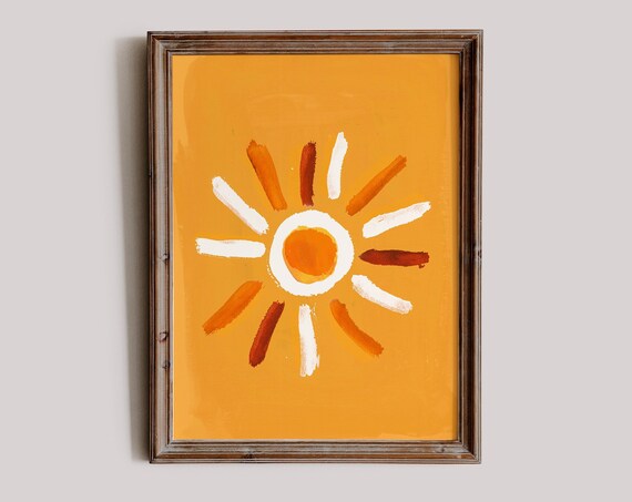 Sunny Sunshine Printable Digital Download Wall Art Nursery Kids decor