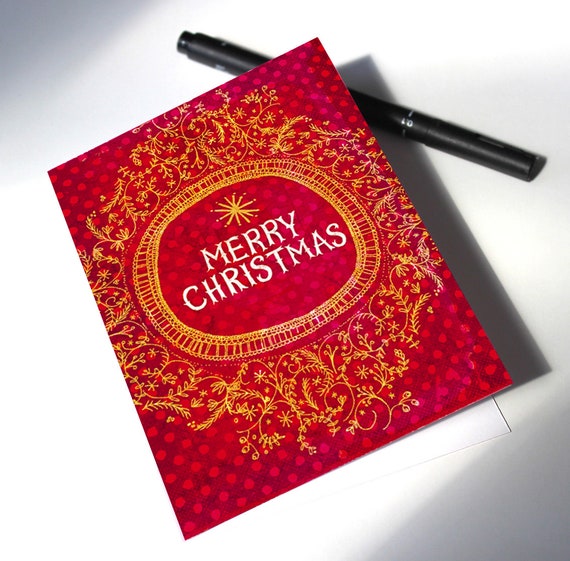 Instant Download Christmas Card Merry Christmas printable digital download