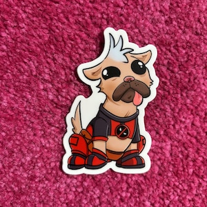 Hundeschwimmbad Sticker