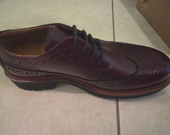 Ecco Women's Metropole Oslo Derby Limited Edition 232893 61291 Dark Ruby Taglia 36