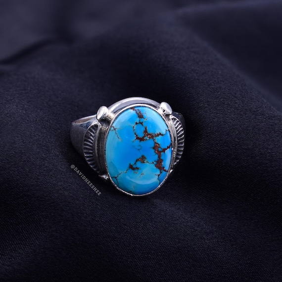 DAVIDHEESHEE /ring Size Native American Navajo Sterling