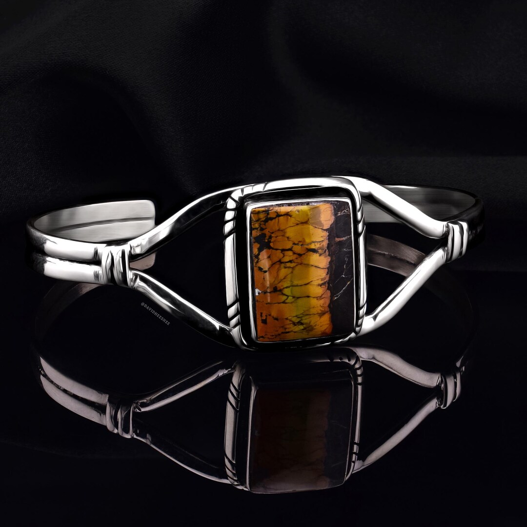 DAVIDHEESHEE Native American Navajo Turquoise Sterling Silver