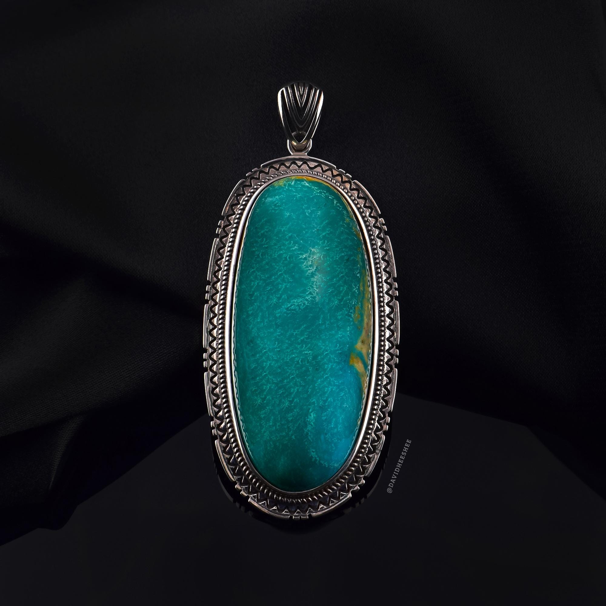 アクセサリー indian jewelry navajo necklace Silver Turquoise Squash Blossom Necklace by Lola Daw, Navajo