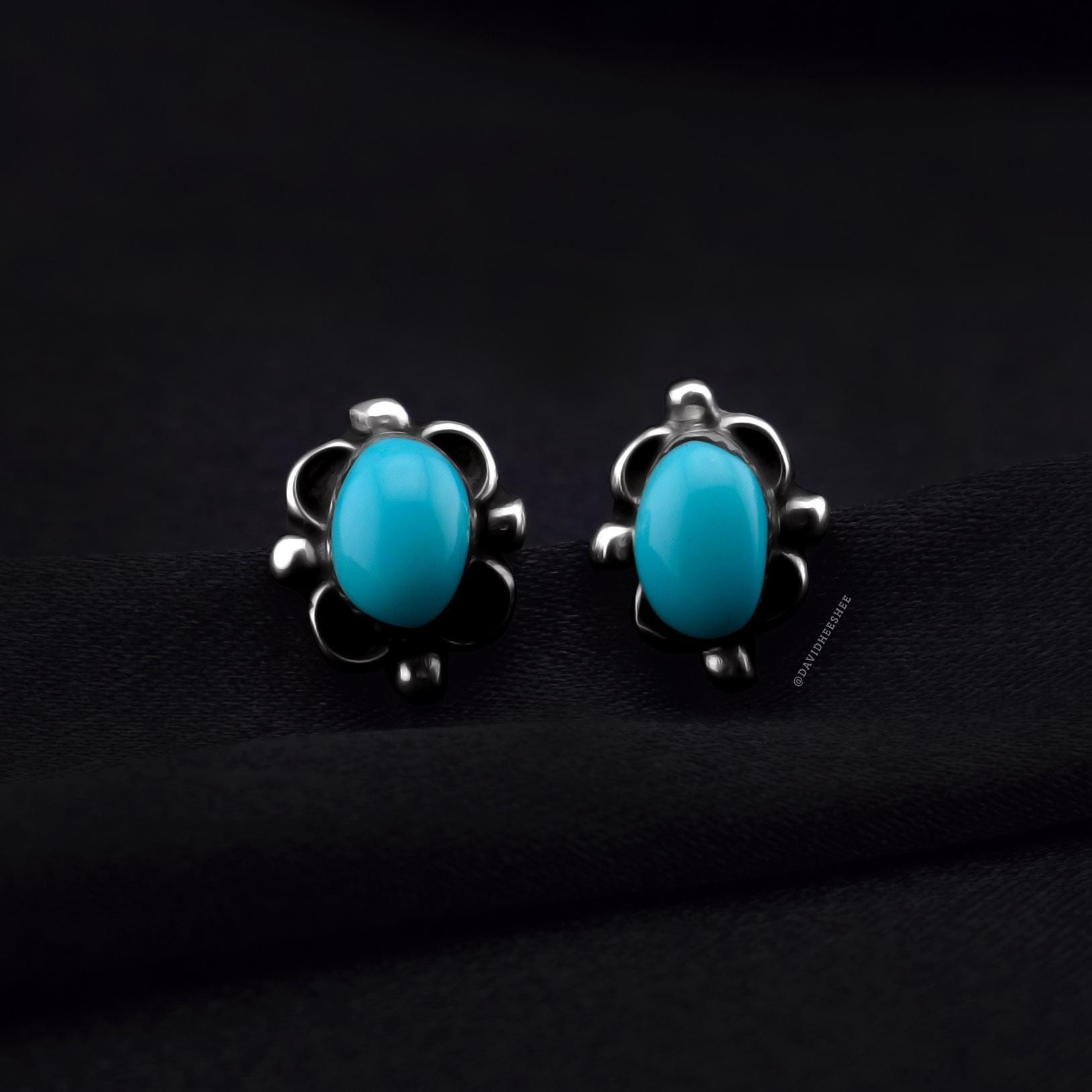 DAVIDHEESHEE ネイティブアメリカン ナバホ族 ターコイズ スターリング