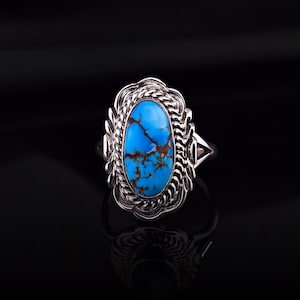 DAVIDHEESHEE /ring Size 7.5/ Native American Navajo Sterling