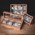 Personalized Wooden Watch Box, Engraved Watch Holder, Birthday Gift for Him, Fathers Day Gift, Boyfriend Gift, Anniversary Gift for Husband
