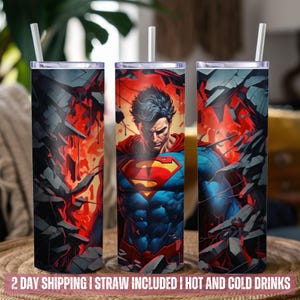 Hero Tumbler 20 oz Stainless Steel – Custom Hero Travel Mug, Insulated Coffee Cup, Personalized Gift for Fan