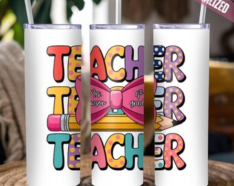 Personalisierter Lehrer Becher: Edelstahl Reisebecher, Lehrer Wertschätzung