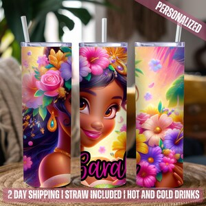 Personalized 20 oz Kids Tumbler | Bayou Princess Frog Cup | Custom Name Gift for Girls | Birthday or Travel Mug