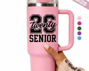2026 Senior Graduation Tumbler – Personalized Gift for graduates gift box