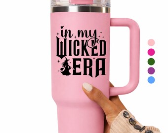 40 oz Flip Top Tumbler In meiner bösen Era, Thermobecher, Vibes Geschenk