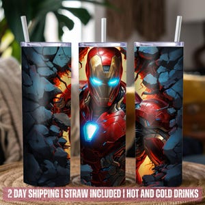 Hero Tumbler 20 oz Stainless Steel – Custom Hero Travel Mug, Insulated Coffee Cup, Personalized Gift for Fan