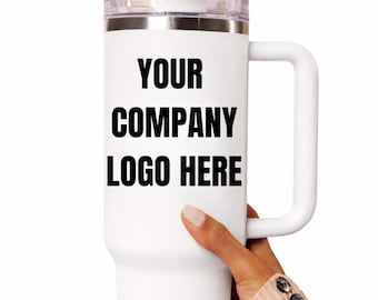 Custom Logo Tumbler: 40 oz Personalized Stainless Steel Corporate Gift