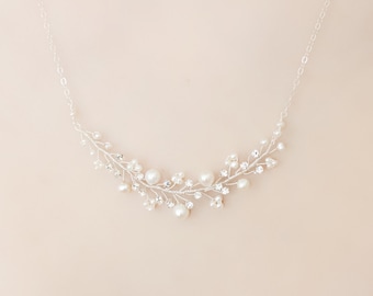 Collier en cristal et perles d'eau douce