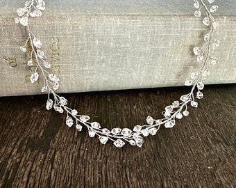 Handverdrahtete Herkimer Diamant Halskette