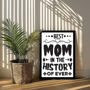 Arte de agradecimiento a mamá, arte de pared de agradecimiento a mamá, regalo, homenaje sincero a mamá, decoración de pared, decoración del hogar, impresión de amor a mamá, decoración de pared sentimental