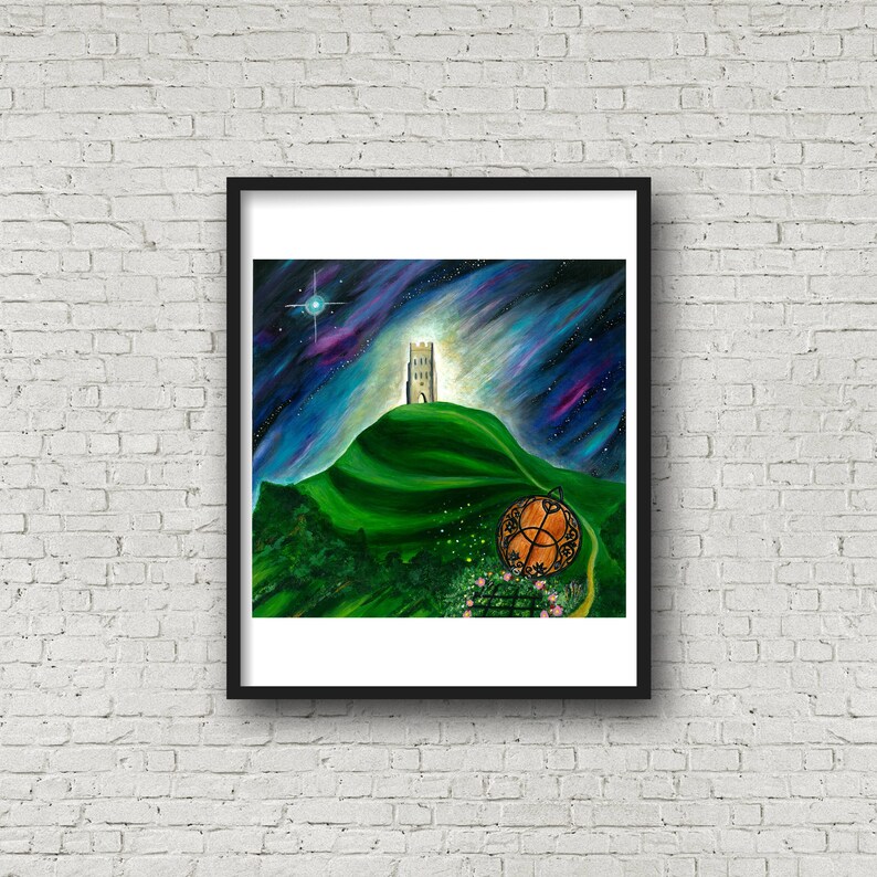The Light of Avalon 8x10 Print Isle of Avalon Tor of Etsy
