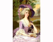 Lovely Marie Antoinette Reproduction Fabric Crazy Quilt Block Free Shipping World Wide (M51