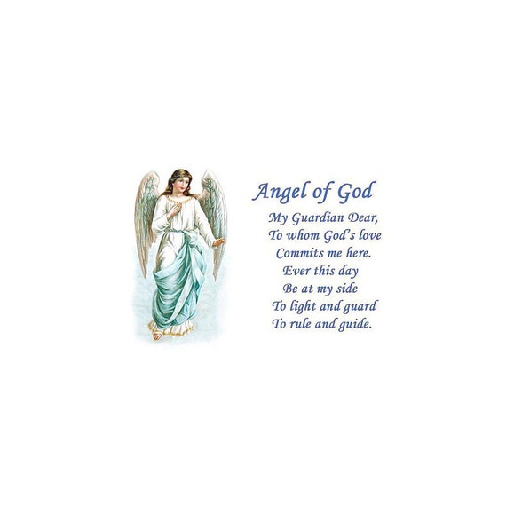 Schutzengel Gottes Gebet Kuhlschrank Magnet Frei Schiff Etsy