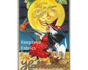 Halloween Charms Witching Hour Quilt Block Multi Sz FrEE ShiPPinG (H5