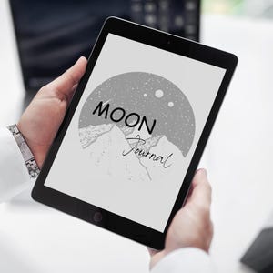 Mond Digital Journal, Celestial Tracker, Mondkalender, Nachthimmel Tagebuch, Weltraum Liebhaber Geschenk