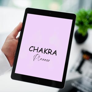 Chakra Digital Planner, Meditation Organizer, Mindfulness Tracker, Self-Care Journal, Spiritual Journal