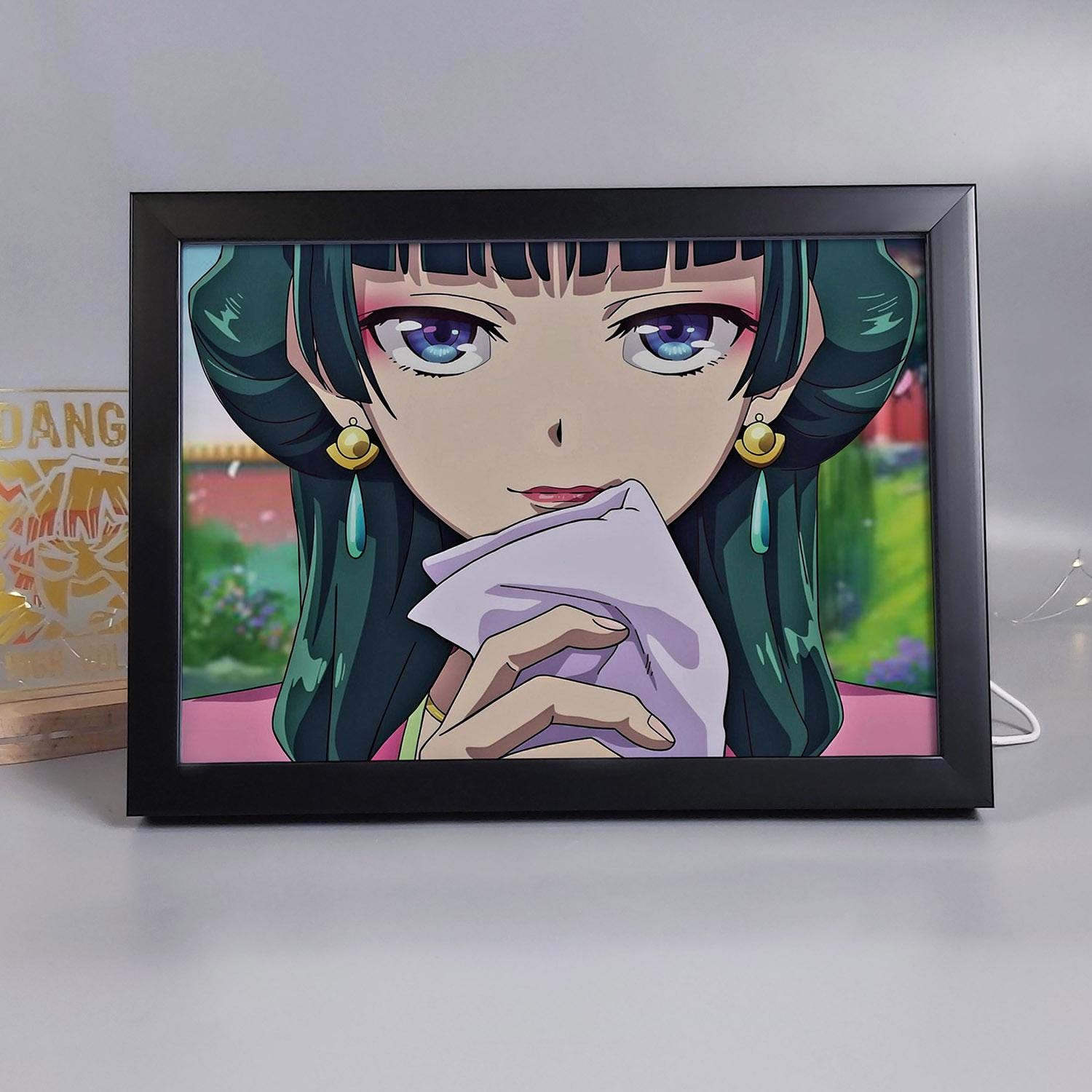 Maomao LED Anime Light Frame: the Apothecary Diaries Art - Etsy