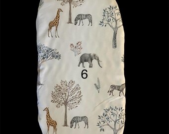 Custom Basket Foam Insert, Waterproof Liner, Safari Animals