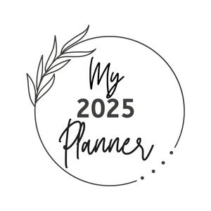 Monthly planner for 2025