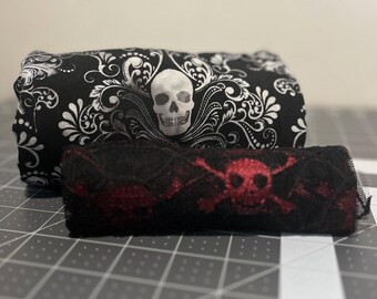 SKULLS & SUCH Fabric Destash, Full Pieces, Fabric and Color Variety