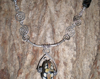 Tribal beaded necklace