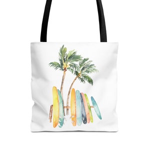 Surf Board Beach Bag/Tote Bag/Cute Beach Bag/Beach Gift