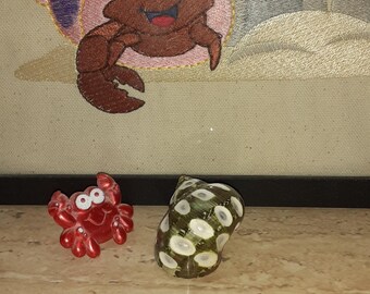 Spotted Tapestry Turbo Hermit crab shell