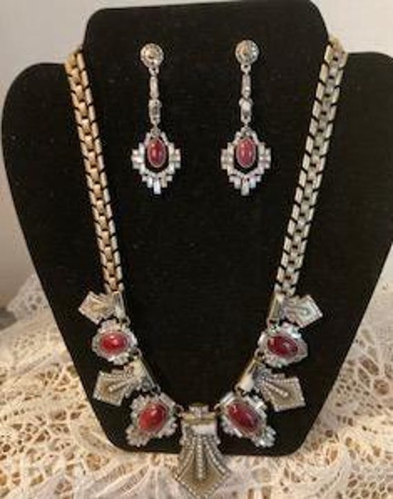 Chloe & Isabel Statement Parure Set Necklace + Ea… - image 10