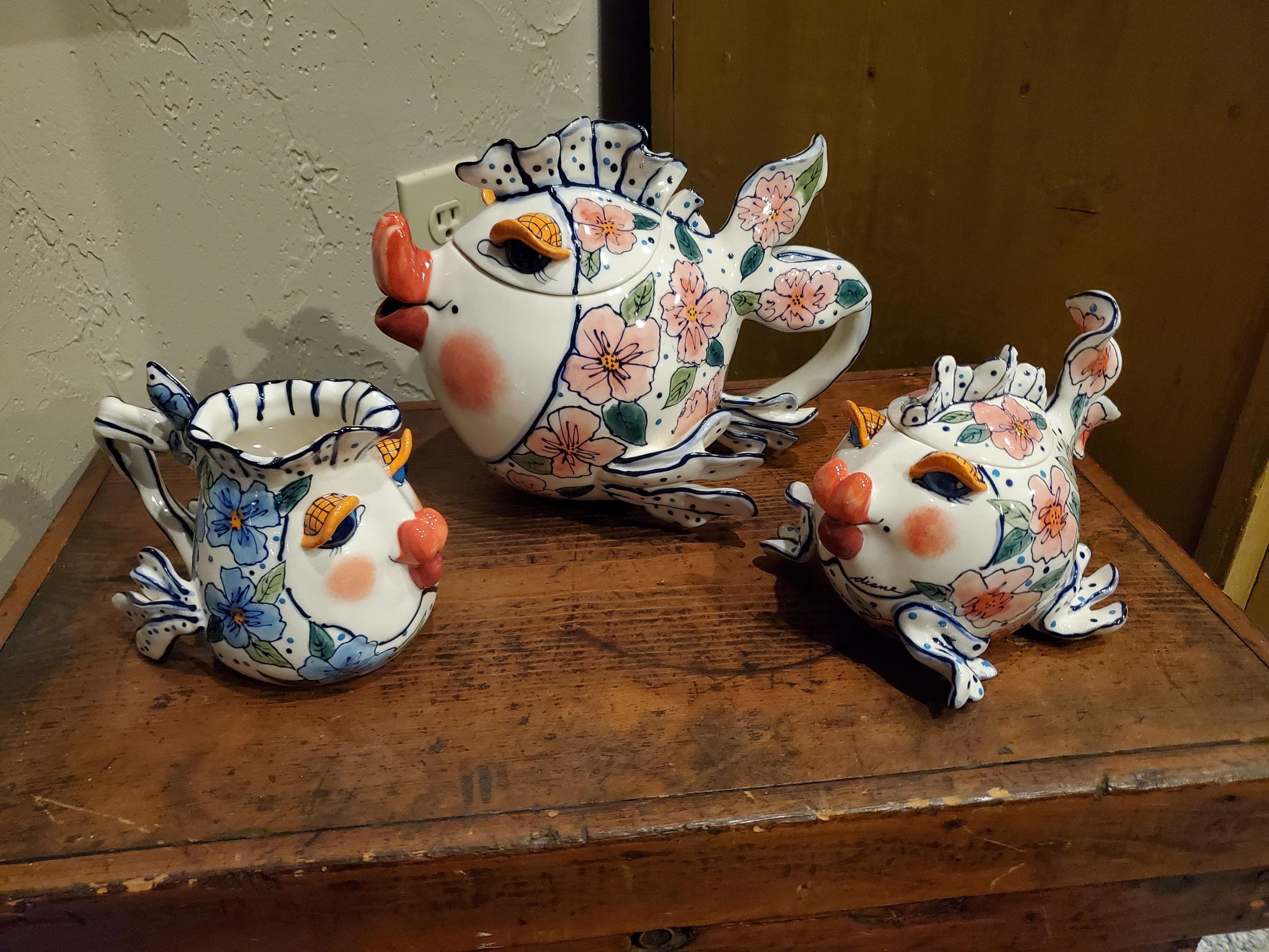 Fish Teapot - Etsy