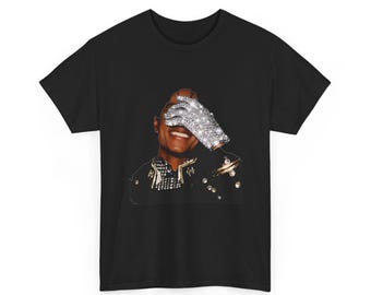 MJ Sparkly Glove T-Shirt, 90s Tee, Retro Wear, Gift For Fan