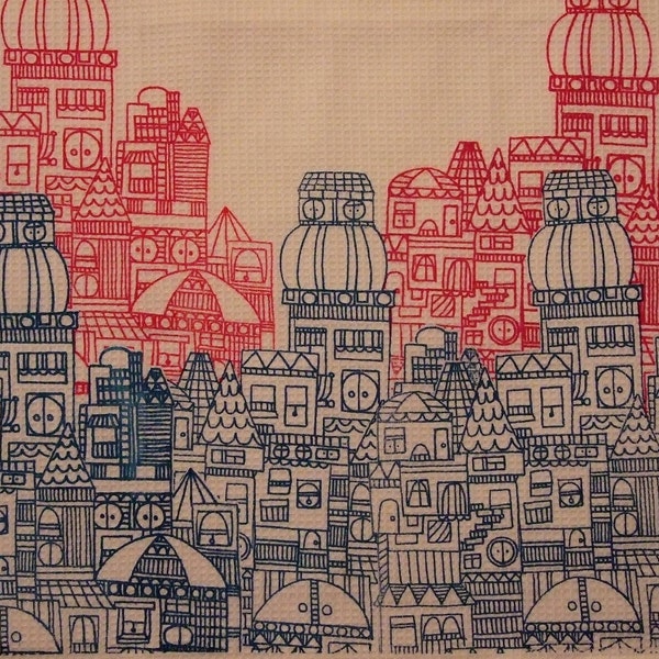 Big, Bright City Teatowel