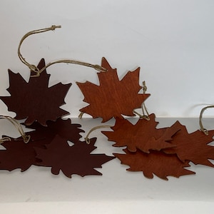Fall leaves, fall leave ornaments, wooden leaves, harvest decor, maple leaves, primitive decor, fall tree decor, thanksgiving decor, leaves