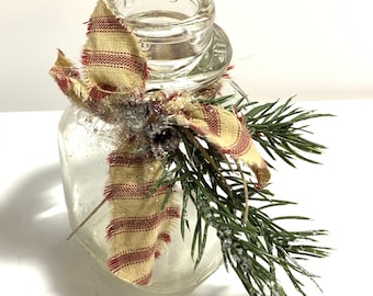 Woodlawn Milk Bottle, vintage dairy bottle, Christmas dairy bottle, Christmas decor, woodlawn dairy, dairy collector, vintage woodlawn dairy