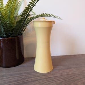 Vintage Ernte Gelb Tupperware Ahornsirup Spender - Made in Canada - Frühstücksgeschirr - 1246 - 7