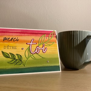 “Thank you for being you” card